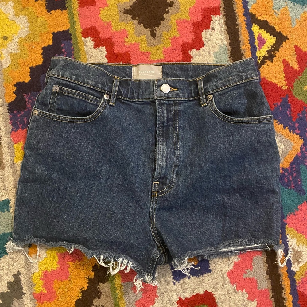 EUC Everlane Way High Denim Short — size 29